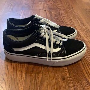 Vans platform shoes women’s size 8.5 in used condition